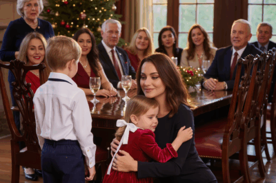 At The Christmas Party, My 4-Year-Old Daughter Mistakenly Spilled Water On The Floor……